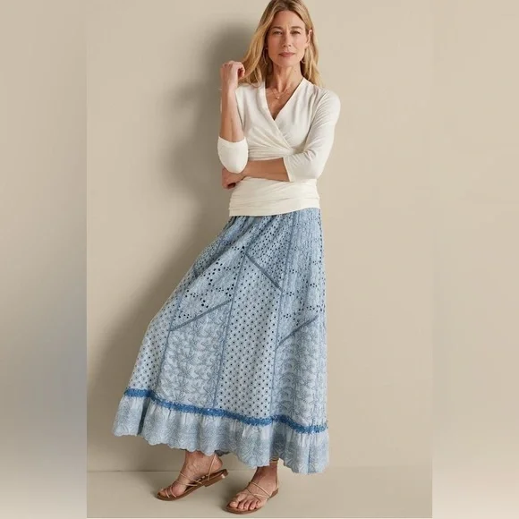 Soft Surroundings Alondra Knit Top Size L - Picture 3 of 8